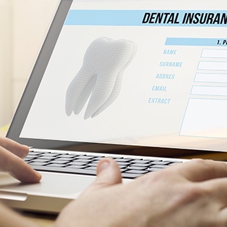a digital dental insurance form